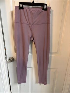 Yogalicious Lavender Mauve High-Waist Leggings